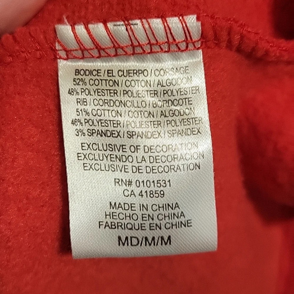 Holiday Party Dress M Christmas Long Sleeve Santa Ugly Sweater Dress Up Costume - Picture 4 of 5